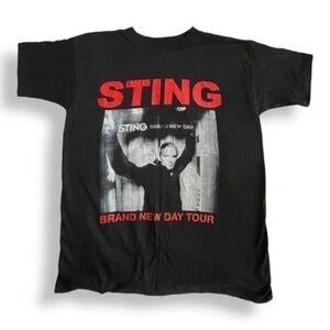 Sting Concert T Shirt Vintage Greek Theater Brand New Day Tour Dido